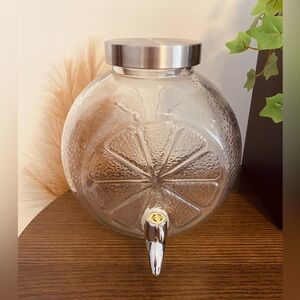 Lemonade, Glass Beverage Dispenser